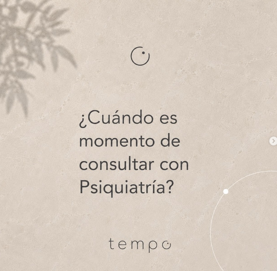 ¿Cuándo es el momento de consultar con psiquiatría?